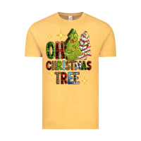 Vintage Mustard Oh Christmas tree Christmas cake Vintage Tee - RanaPortraitStore