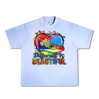 Grape Ice different is beautiful Urban Heavy Tee - Zillion Design Studio