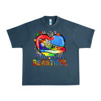 Midnight Navy different is beautiful Urban Heavy Tee - Zillion Design Studio