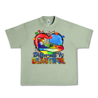 Oil Green different is beautiful Urban Heavy Tee - Zillion Design Studio