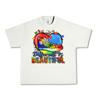 Pistachio different is beautiful Urban Heavy Tee - Zillion Design Studio
