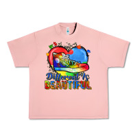 Salmon different is beautiful Urban Heavy Tee - Zillion Design Studio