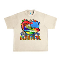 Sandshell different is beautiful Urban Heavy Tee - Zillion Design Studio