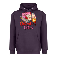 Plum valentine vibes Heavyweight Hoodie - AdoDesignShop