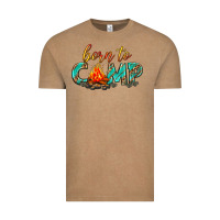 Vintage Coffee born to camp Vintage Tee - texasbilliewilder