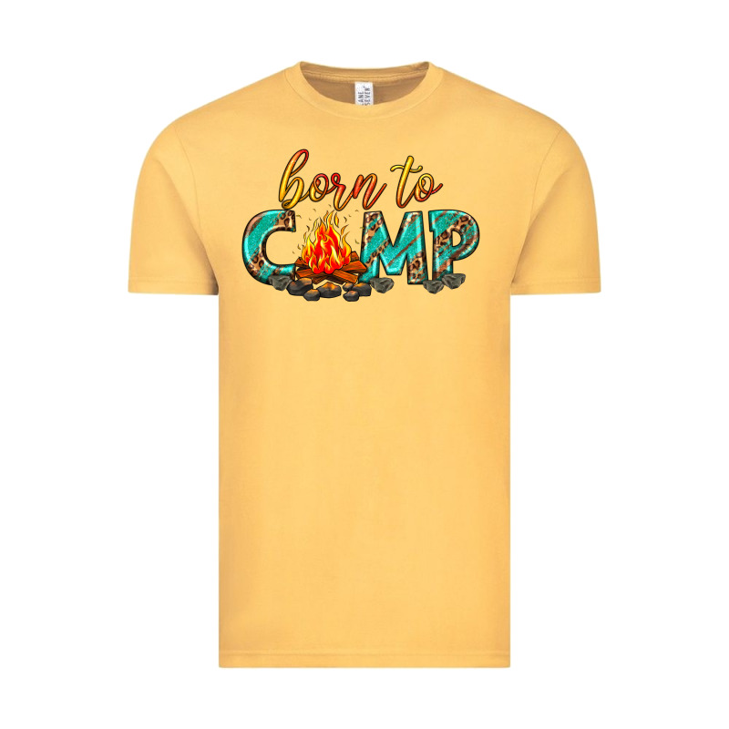 Born To Camp Vintage Tee by texasbilliewilder | Teevron