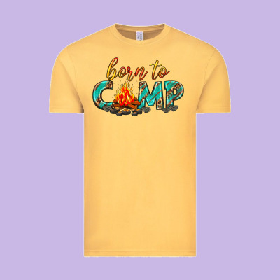 Vintage Tee born to camp