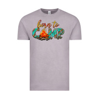 Vintage Zinc born to camp Vintage Tee - texasbilliewilder
