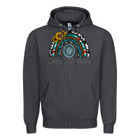 Smoke happy mother's day rainbow Zipper Hoodie - CowhideDigitalArt