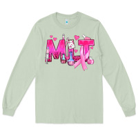 Matcha Medical Laboratory Technician Breast Cancer Long Sleeve Tee - texasbilliewilder