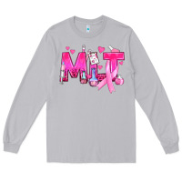 Moon Dust Medical Laboratory Technician Breast Cancer Long Sleeve Tee - texasbilliewilder