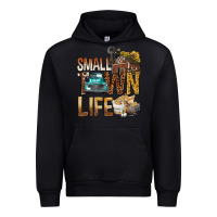 Black Small Town Life Urban Hoodie - BundleAndBundleShop