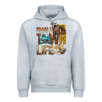 Heather Grey Small Town Life Urban Hoodie - BundleAndBundleShop