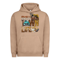 Pigment Burro Small Town Life Urban Hoodie - BundleAndBundleShop