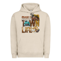 Pigment French Oak Small Town Life Urban Hoodie - BundleAndBundleShop