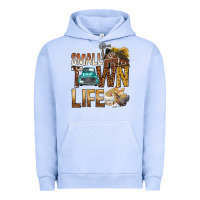 Pigment Grape Ice Small Town Life Urban Hoodie - BundleAndBundleShop