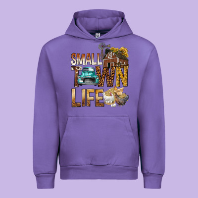 Small Town Life Urban Hoodie Designed By Bundleandbundleshop