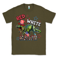 Army Green Red white rawr 4th of July Classic Tee - CowGirlArtShop