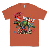 Copper Red white rawr 4th of July Classic Tee - CowGirlArtShop