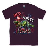 Plum Red white rawr 4th of July Classic Tee - CowGirlArtShop