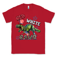 Red Red white rawr 4th of July Classic Tee - CowGirlArtShop