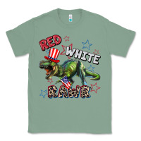 Sage Red white rawr 4th of July Classic Tee - CowGirlArtShop