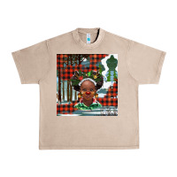 French Oak Christmas African girl Urban Heavy Tee - BarkalooDesign