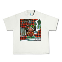 Pistachio Christmas African girl Urban Heavy Tee - BarkalooDesign
