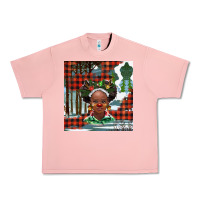 Salmon Christmas African girl Urban Heavy Tee - BarkalooDesign
