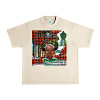 Sandshell Christmas African girl Urban Heavy Tee - BarkalooDesign