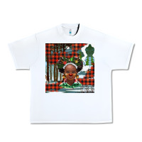 White Christmas African girl Urban Heavy Tee - BarkalooDesign