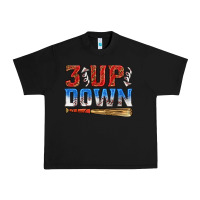 Black 3 up 3 down baseball Urban Heavy Tee - texasbilliewilder