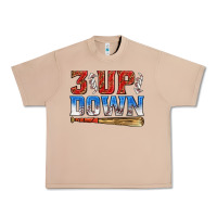 Burro 3 up 3 down baseball Urban Heavy Tee - texasbilliewilder