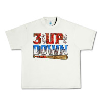 Pistachio 3 up 3 down baseball Urban Heavy Tee - texasbilliewilder