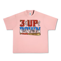Salmon 3 up 3 down baseball Urban Heavy Tee - texasbilliewilder