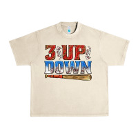 Sandshell 3 up 3 down baseball Urban Heavy Tee - texasbilliewilder