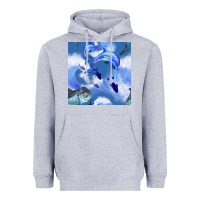 Heather Grey dolphins Heavyweight Hoodie - BundleAndBundleShop