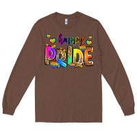 Chestnut happy pride Long Sleeve Tee - Zillion Design Studio
