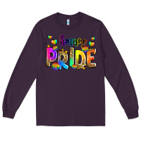 Plum happy pride Long Sleeve Tee - Zillion Design Studio