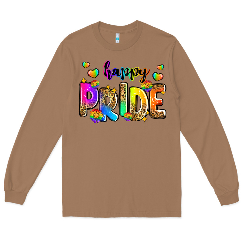 Happy Pride Long Sleeve Tee by Zillion Design Studio | Teevron