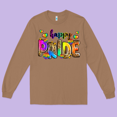 Happy Pride Long Sleeve Tee Designed By Zillion Design Studio