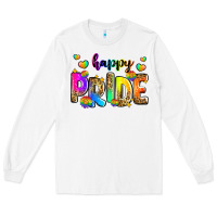 White happy pride Long Sleeve Tee - Zillion Design Studio
