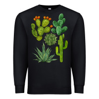 Black watercolor cactus bundle preview Premium Sweatshirt - BarkalooDesign