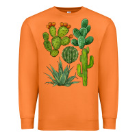 Carrot watercolor cactus bundle preview Premium Sweatshirt - BarkalooDesign