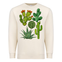 Sandshell watercolor cactus bundle preview Premium Sweatshirt - BarkalooDesign