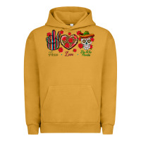 Pigment Peanut Butter Peace Love Dia De Los Muertos Urban Hoodie - BundleAndBundleShop
