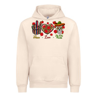 Sandshell Peace Love Dia De Los Muertos Urban Hoodie - BundleAndBundleShop