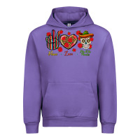 Tulip Peace Love Dia De Los Muertos Urban Hoodie - BundleAndBundleShop