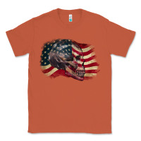 Copper Red white rawr 4th of July Classic Tee - CowGirlArtShop