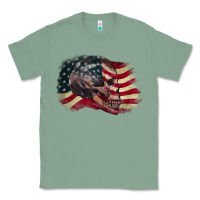 Sage Red white rawr 4th of July Classic Tee - CowGirlArtShop
